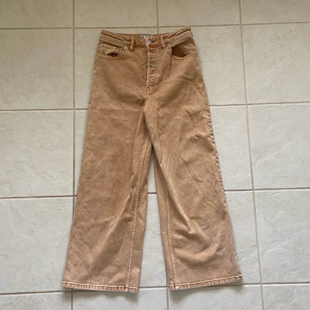 Free People Mustard Yellow Jeans